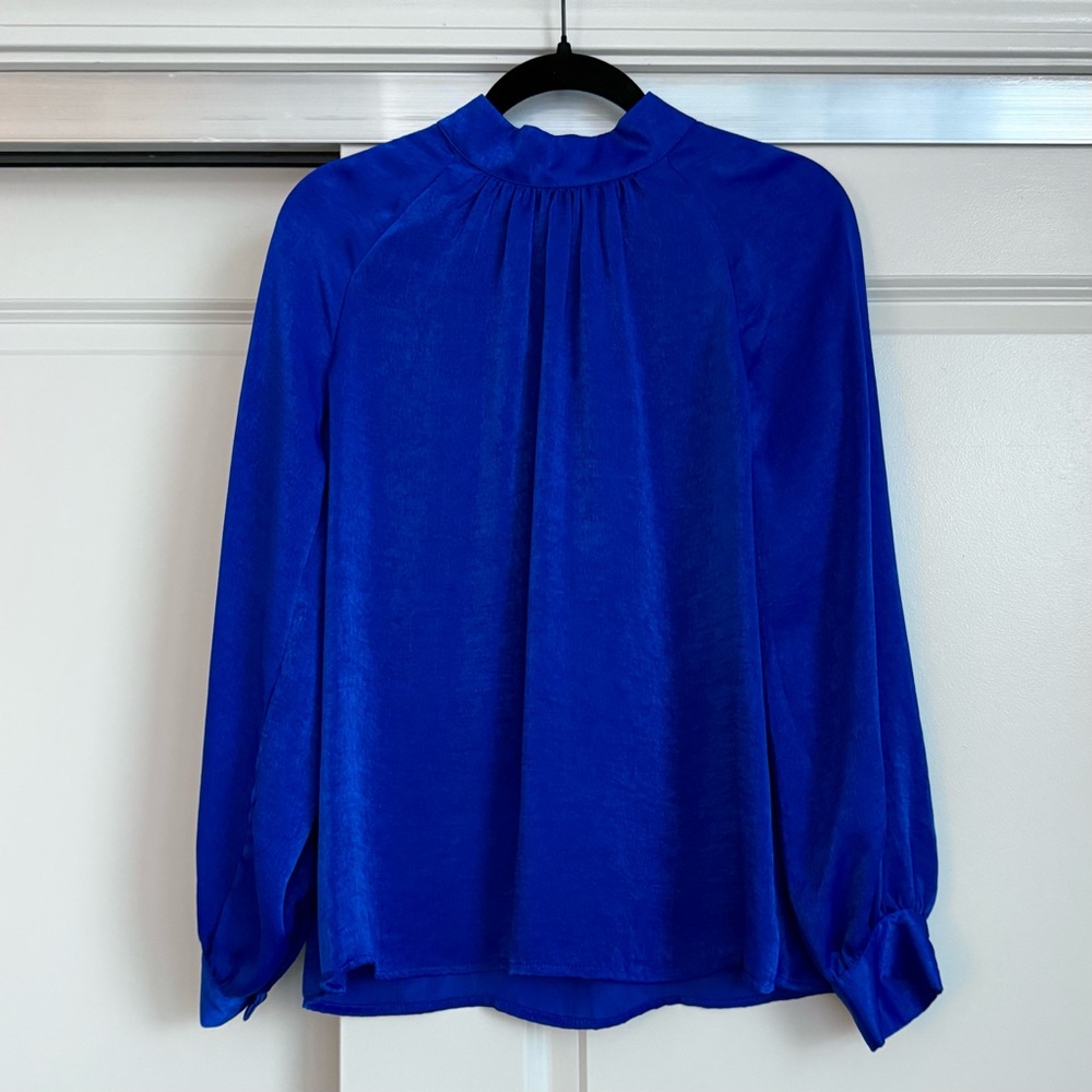 Banana Republic Factory Royal Blue Blouse